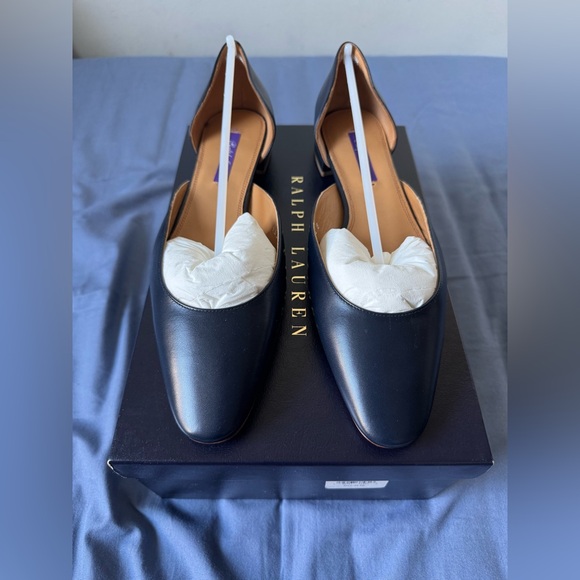 Ralph Lauren Purple Label Women’s Navy Ballet Flat, 40.5 EU - Picture 1 of 7